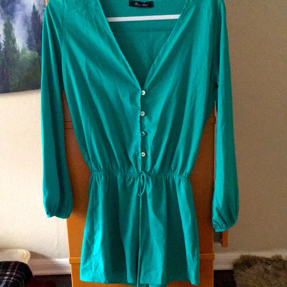 Teal romper